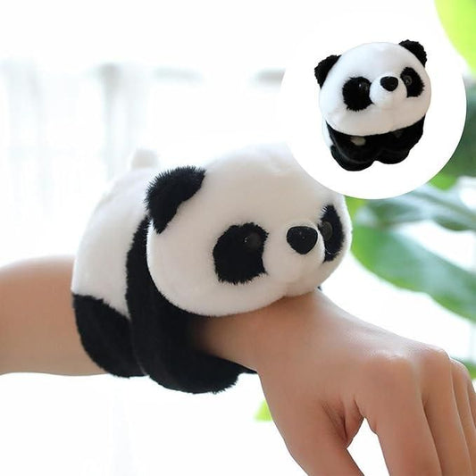 JS Enterprise™ Unisex  Stuffed Animal Slap Bracelets Plush Panda