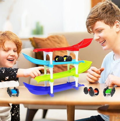 JS Enterprise™ Ramp Racer , Multi level Ramp Racing Car Toy Set