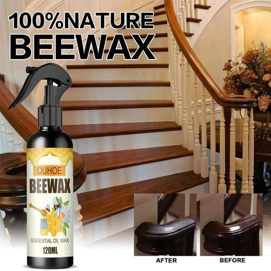 JS Enterprise™ Natural Micro-Molecularized Beeswax Spray, Furniture Polish and Cleaner for Wood(Pack of 2)