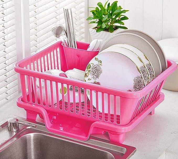 JS Enterprise™ 3 in 1 Kitchen Dish Drainer