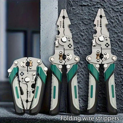 JS Enterprise™ Foldable Multi-Tool Pliers for Electricians (Pack of 1)