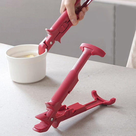 JS Enterprise™ Pot Pan Gripper Tongs Anti Scalding Clip for Commercial