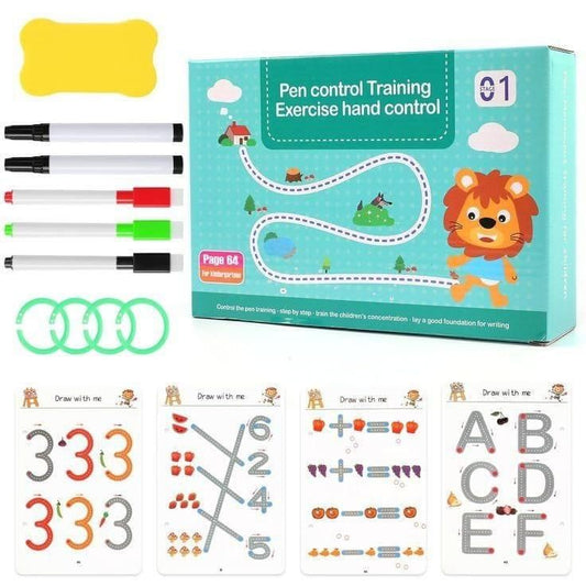 JS Enterprise™ Pen Control Training Exercise Hand Control Book