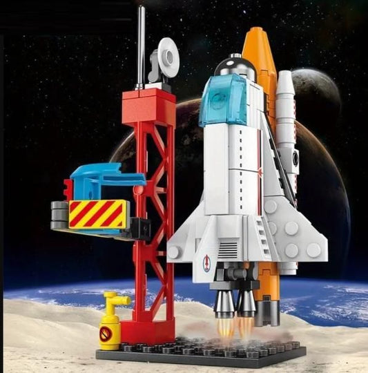 JS Enterprise™ DIY 8 in 1 Spacecraft Building Blocks for Kids