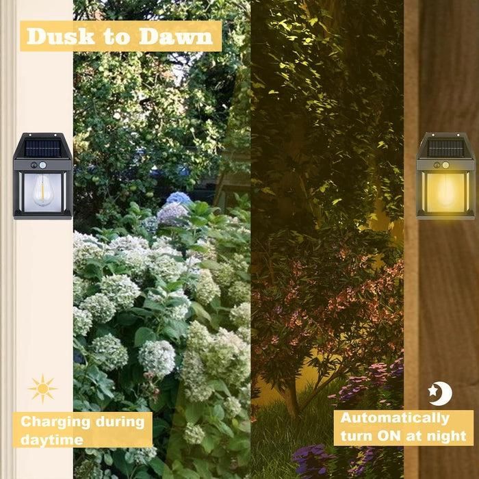 JS Enterprise™ Solar Light Outdoor Wall Light