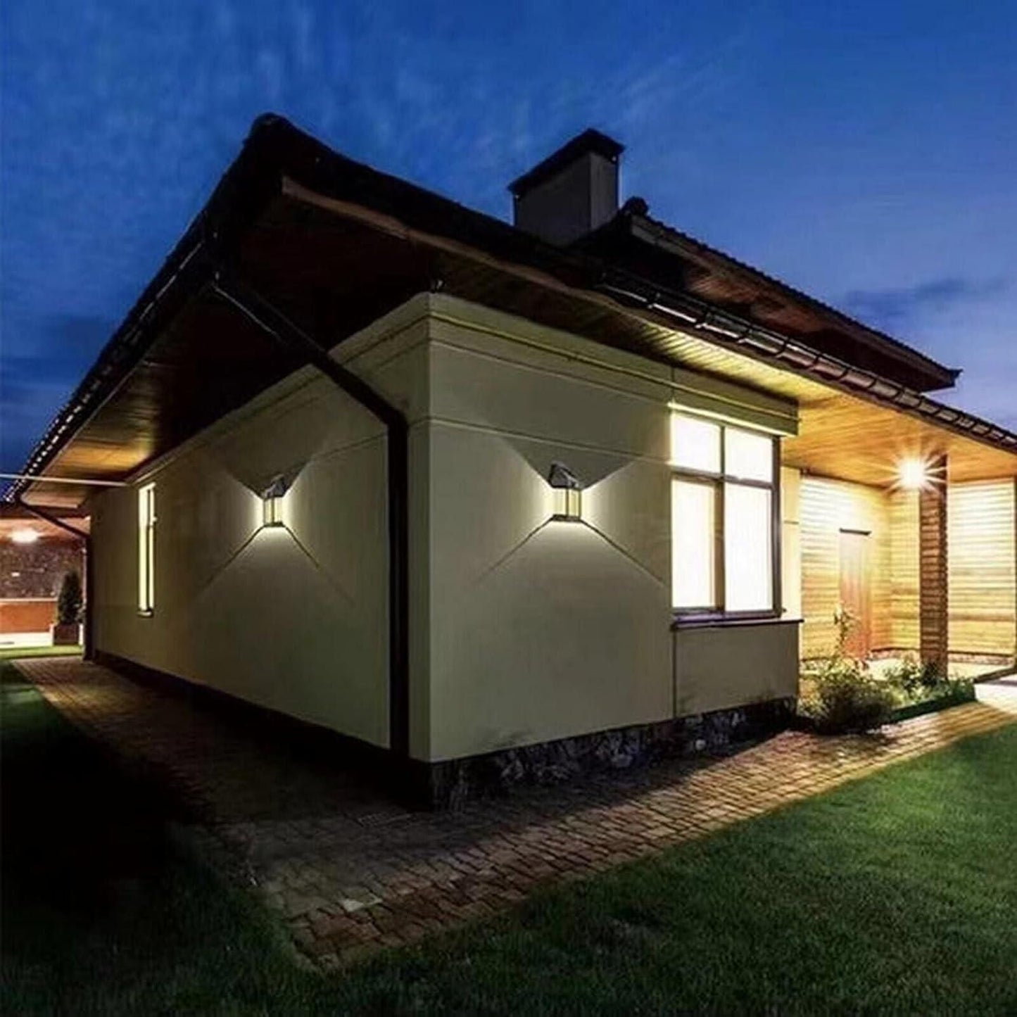 JS Enterprise™ Solar Light Outdoor Wall Light