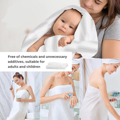 JS Enterprise™ 10 Pcs Compressed Bath Towel Tablets