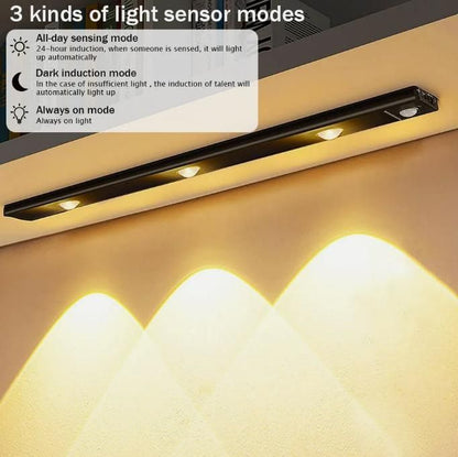JS Enterprise™ LED PIR Motion Sensor Cabinet  With USB Rechargeble