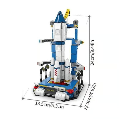 JS Enterprise™ DIY 8 in 1 Spacecraft Building Blocks for Kids