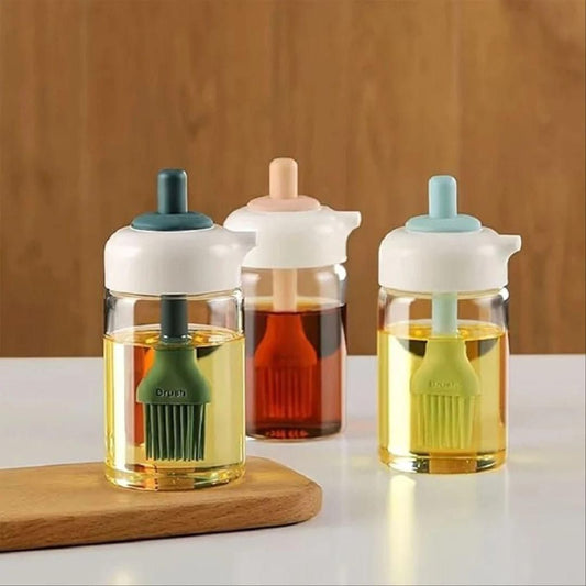 JS Enterprise™ Plastic 2 In 1 Oil Dispenser 250 ml