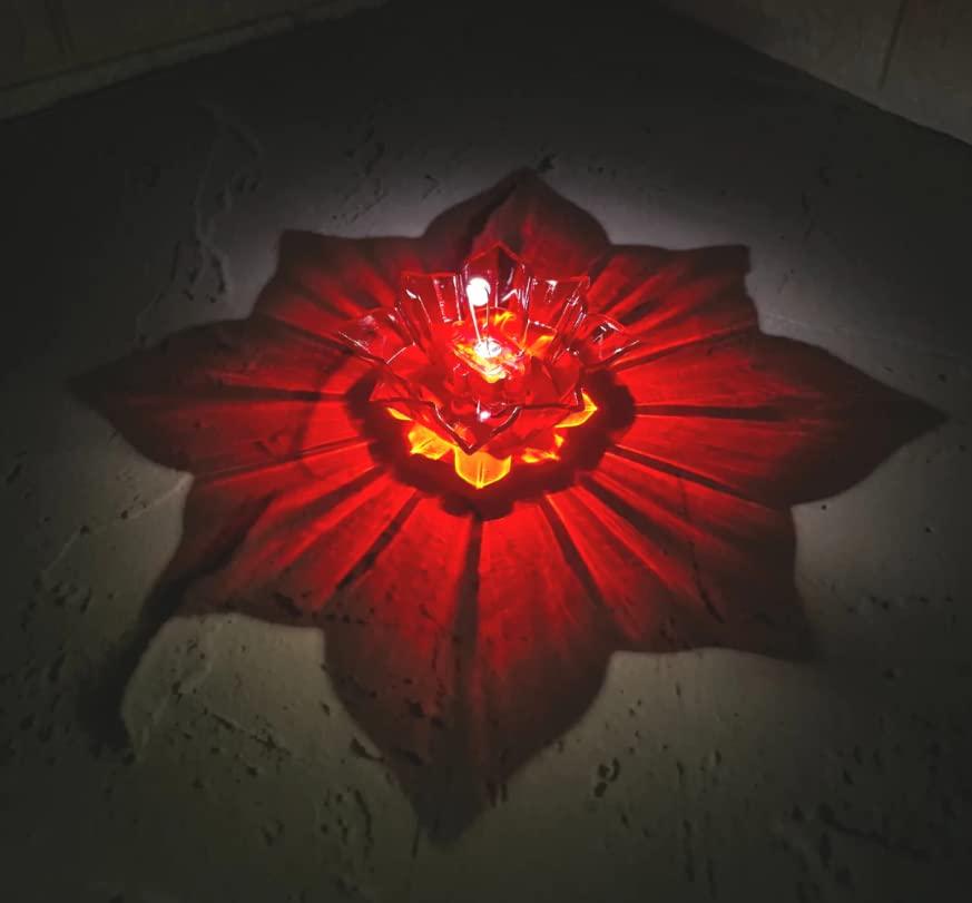JS Enterprise™ Electric Water Sensor Reflection Led Diyas Candle with Water Sensing Technology (Pack Of 6/12/24)