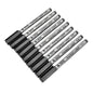 JS Enterprise™ 9 Sizes Fine Tip Permanent Marker Pen Sketch