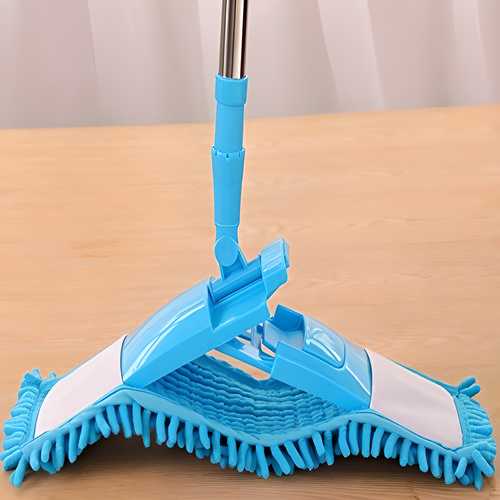 JS Enterprise™ Mop-Wet and Dry Cleaning Flat Microfiber Floor Cleaning Mop with Telescopic Long Handle Dry Mop