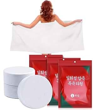JS Enterprise™ 10 Pcs Compressed Bath Towel Tablets